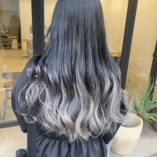 セミロング ハイトーン/ MANA♡のヘアスタイル