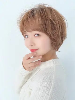 ショート カラー ケアカラー/縮毛矯正 /レイヤー/板垣光采のヘアスタイル