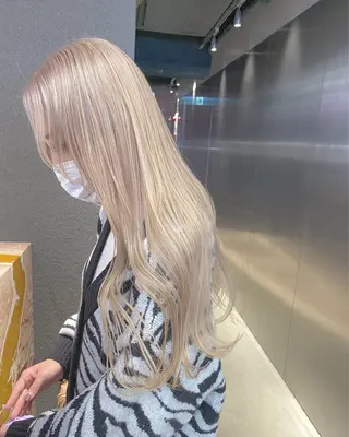 ロング 名古屋栄/PELE/ ブリーチ/asahiのヘアスタイル