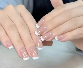 ネイル By moonネイル 🌷ワンホン/韓国風のネイルデザイン