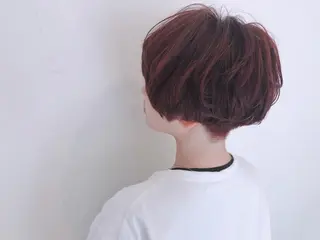 ショート カラー The book hand salon所属・伊藤 さやかのヘアスタイル