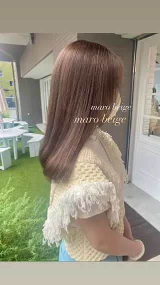ミディアム 似合わせ大得意美容師 .Haruka.のヘアスタイル