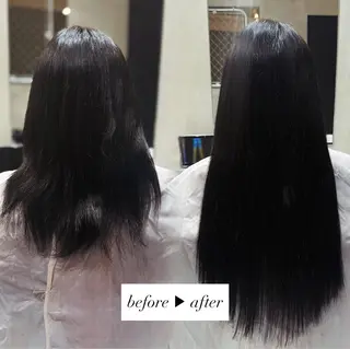 ロング 透明感×髪質改善× エクステそうまのヘアスタイル