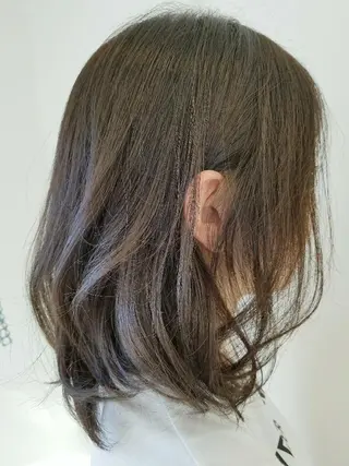ミディアム 髪質改善/ハイライト 小林秀樹のヘアスタイル