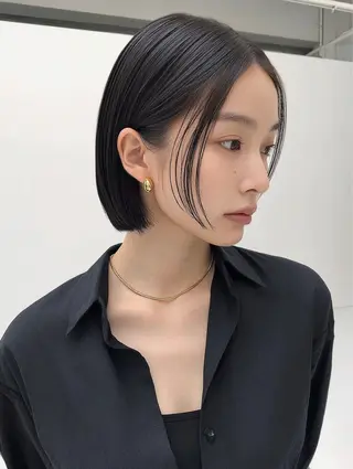 ショート カラー 👑ショート/ボブ /銀座/ニシオカ👑のヘアスタイル