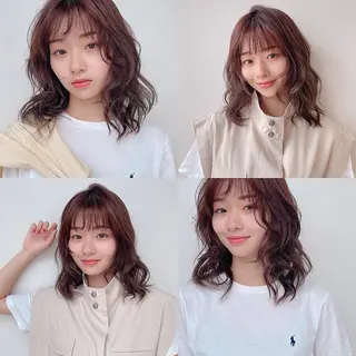 ヘアアレンジ ボブ/ミディアム 親しみやすさ/さくらのヘアスタイル