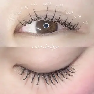 マツエク・マツパ 塚本 星那のマツエク・マツパデザイン