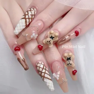 ネイル HANA 長さだしのネイルデザイン