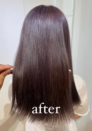 セミロング カラー eins.hair所属・過去一の柔髪ヘア 🌿einshairのヘアスタイル