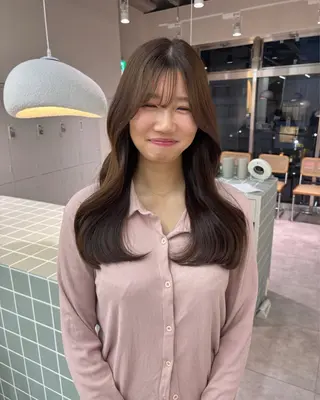 セミロング カラー 広島/ヘアセット /ベージュ/わかなのヘアスタイル