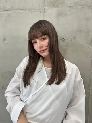 ロング カラー SALT WATER所属・🫐 𝐌𝐚𝐨 🫐似合わせcutのヘアスタイル