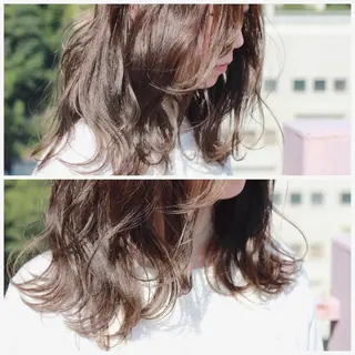 セミロング カラー Viage （ビアージュ）のヘアスタイル