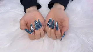 ネイル hami🎀うかん 🎀チップ長さ出しのネイルデザイン