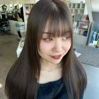 カラー 町田 里奈のヘアスタイル