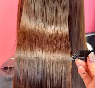 ロング カラー 💘韓国カラー💘 クルミのヘアスタイル