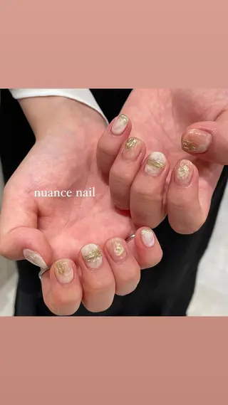 ネイル 淡色ネイル 🎀moeのネイルデザイン