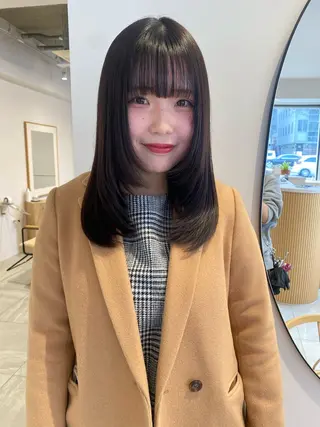 ロング knock所属・knock　國友 華乃のヘアスタイル