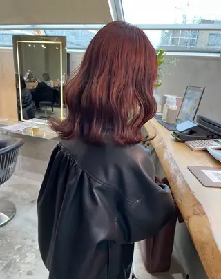 カラー ボブ/レイヤー/髪質 改善/《れん》のヘアスタイル