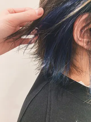 ショート カラー ハイトーン/ウルフ /小澤凌祐🦕のヘアスタイル