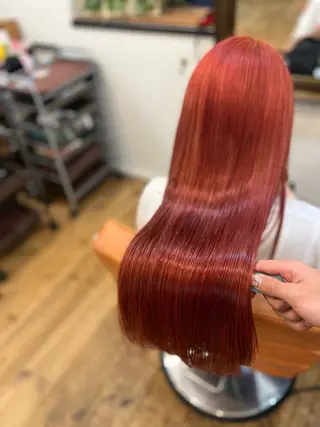 ロング ⚪️髪質改善 縮毛 店長 コウ⚪️のヘアスタイル