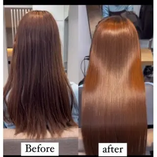 セミロング 🫧髪質改善•艶カラ ー特化🫧谷奥甲太のヘアスタイル