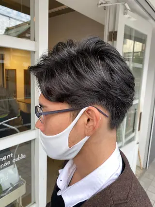 ショート メンズ わかばやし ゆうこのヘアスタイル