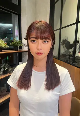 ロング カラー ヘアアレンジ yuuri🎀/大宮 /韓国ヘア/レイヤーのヘアスタイル