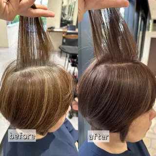 ショート GIEN 西宮ガーデンズプラス所属・中尾 碧斗のヘアスタイル