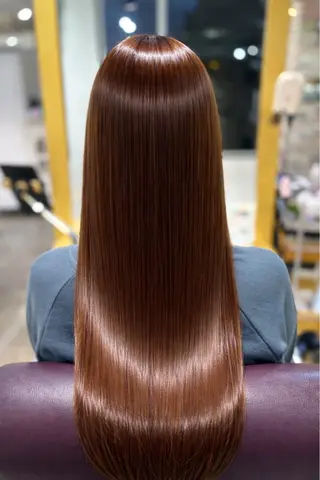 ロング 縮毛矯正／レイヤー／ 🌼mizukiのヘアスタイル