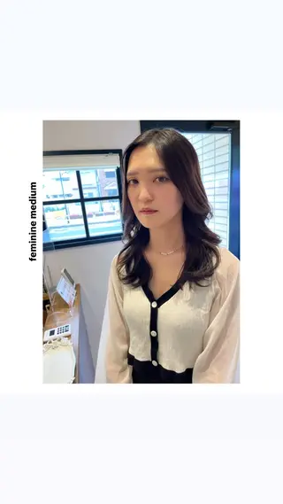 ミディアム カラー rewards成城学園前店所属・hiro【沿線で叶う 似合わせhair】のヘアスタイル