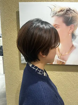 ショート 田内 満里奈のヘアスタイル
