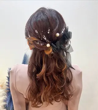 セミロング 【カメレオン】 しょうた  みくꨄのヘアスタイル