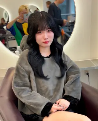 ロング 🩵透明感艶髪 縮毛矯正masa🩵のヘアスタイル