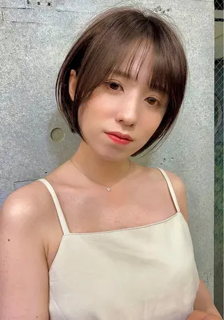 ショート 大人可愛いレイヤー 大田のヘアスタイル