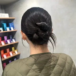 ヘアアレンジ 透明感カラー🫧 ✴︎meiのヘアスタイル
