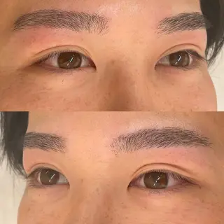 メンズ アイブロウ ayumi/似合わせ トレンド/束間🪽のマツエク・マツパデザイン