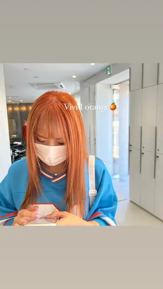 セミロング カラー 🦄Rena 🦄のヘアスタイル