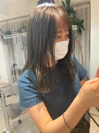 ミディアム カラー IVORY.所属・🟩白髪ぼかし/ボブ /ショートヘア/大司のヘアスタイル