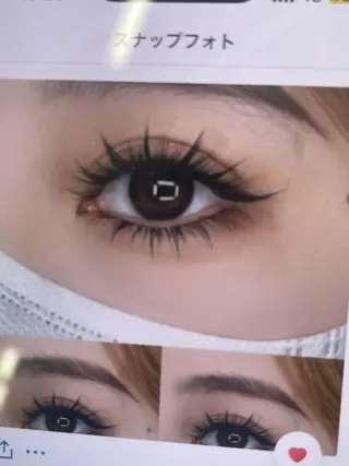 マツエク・マツパ ゆり❤️愛.ラッシュ AURAのマツエク・マツパデザイン