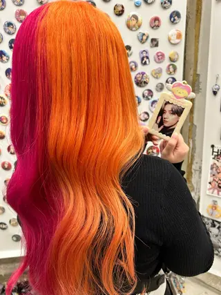 ロング カラー インナーカラー🫶 オタク美容師 山本のヘアスタイル