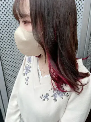 ミディアム モテ髪🌈細矢 森平のヘアスタイル