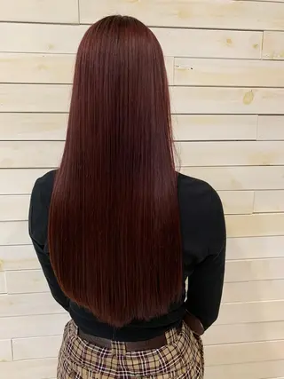 カラー 韓国カラー／エクステ 松戸梨杏のヘアスタイル