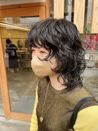 ミディアム パーマ cipre 仁美 🧚‍♀️のヘアスタイル