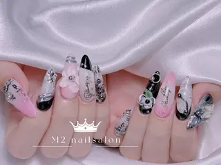 ネイル 長さだし専門店 M2　rikaのネイルデザイン