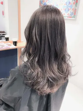ロング カラー Days 透明感カラーのヘアスタイル