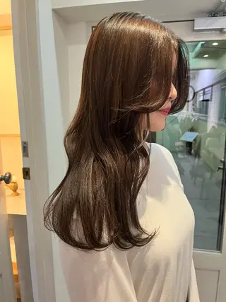 ロング カラー くすみカラー/ パーマ/ろーれんのヘアスタイル