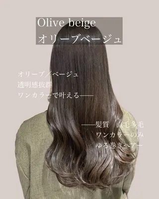 ロング オートル所属・渋谷透明感カラー🩵 愛優美のヘアスタイル