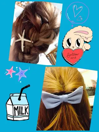 ヘアアレンジ 韓国ヘア得意❤︎森澤 悠佳のヘアスタイル