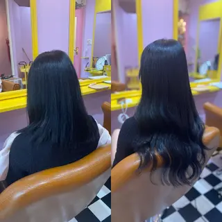 ミディアム チビ編み込みエクステ どぅ〜す/YUIのヘアスタイル