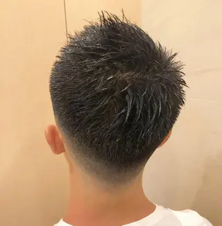 ショート パーマ メンズ HIRO GINZA BARBER SHOP 大阪所属・木村 りきのヘアスタイル